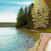 Muskoka Beach Art Print