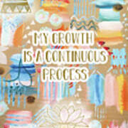 My Growth Is A Continuous Process Art Print