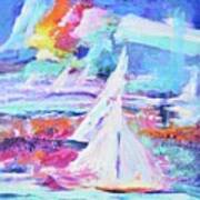 Newport Winds Sailboats Art Print