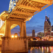 Nashville Bridge Iii Art Print