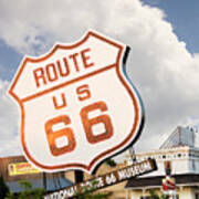 National Route 66 Museum Vertical Art Print