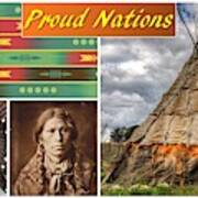 Native American Proud Nations Art Print