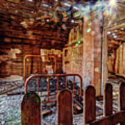 Natural Lighting And Well-ventilated -  Abandoned Bedroom Of A Nd Homestead Art Print