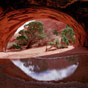 Navajo Arch Reflection Art Print