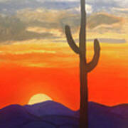 New Mexico Sunset Art Print