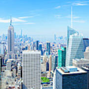 New York Skyline Panorama Art Print