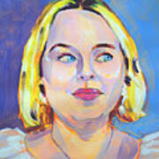 Nicola Coughlan Portrait Painting Art Print