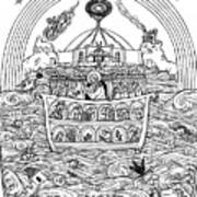 Noah And The Cosmic Flood Art Print