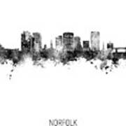 Norfolk Virginia Skyline #45 Art Print