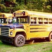 North American School Buses 1984 Art Print