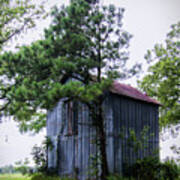 North Carolina Tobacco Barn Art Print