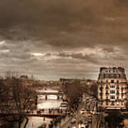 Notre Dame Panorama Art Print