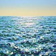 Ocean. Glare 35. Art Print