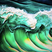 Ocean Waves 03 Art Print