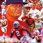 Ohio State Football By Mark Spears Art Print