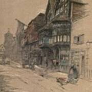 Old Inns, Bell Inn, Waltham St Lawrence Art Print