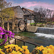 Old Mill At Pigeon Forge Ii Art Print