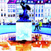 Old Town In Warsaw, Poland Art Print