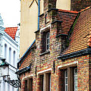 Old World Bruges In Belgium Art Print