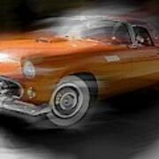 Orange Thunderbird Art Print