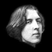 Oscar Wilde Close-up Portrait Art Print