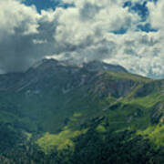 Oshten Mount In Caucasus Mountains Art Print