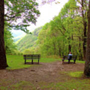 Overlook At Babcock State Park Art Print