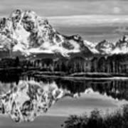 Oxbow Bend Grand Teton National Park Reflection Art Print
