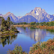 Oxbow Bend Panorama Art Print