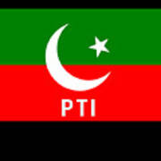 Pakistan Pti Party Flag Art Print