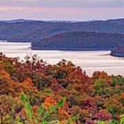 Panoramic Landscape Of Beaver Lake - Northwest Arkansas Art Print
