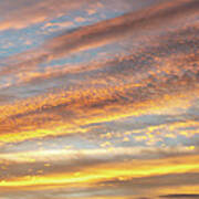 Panoramic Sunset Sky Art Print