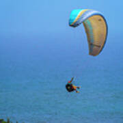 Paragliding On A Breezy Afternoon 6 5.30.22 Art Print