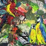 Parrot Talk Art Print