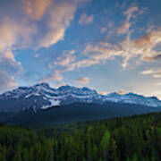 Cascade Mountain, Banff, Alberta #1 Art Print