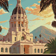 Pasadena City Hall Art Print