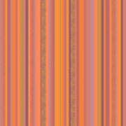 Peachy Stripes Art Print