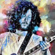 Peter Green Blues Guitar Mixed Media by Mal Bray - Art America