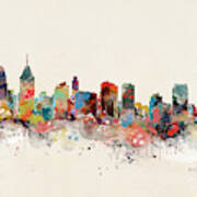 Philadelphia Skyline Art Print