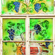 Picturesque Window In Prague Art Print