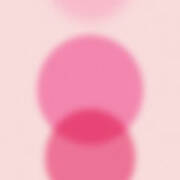 Pink Gradient Circles- Art By Linda Woods Art Print