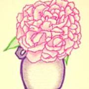 Pink Hydrangea Art Print