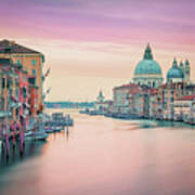 Pink Venice Art Print