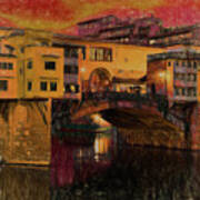 Ponte Vecchio #2 Art Print