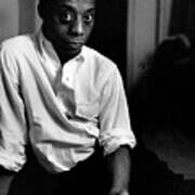 Portrait Of James Baldwin Art Print