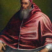 Portrait Of Pope Julius Iii Art Print