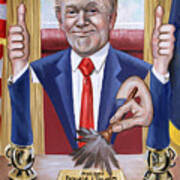 President Donald J Trump, Not Politically Correct Art Print
