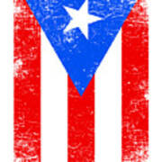 Puerto Rico Flag Puerto Rican Art Print