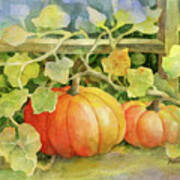 Pumpkin Patch 2 Art Print