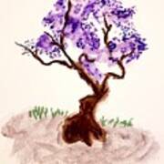 Purple Blossoms Art Print
